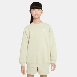 Nike Sportswear Club Fleece extragroßes Sweatshirt für ältere Kinder (Mädchen) - Grün - S