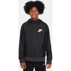 Nike Sportswear WindrunnerJacke mit Kapuze für ältere Kinder - Schwarz - S