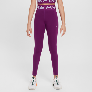 Nike Pro Dri-FIT Leggings für Mädchen - Lila - M