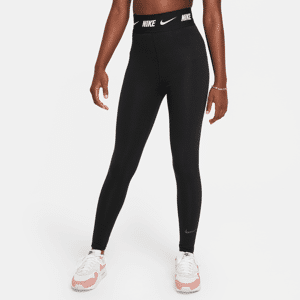 Nike Sportswear FavoritesLeggings mit hohem Taillenbund für ältere Kinder (Mädchen) - Schwarz - L