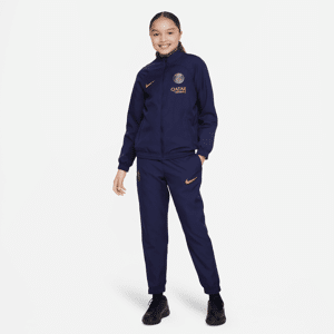 Paris Saint-Germain StrikeNike Dri-FIT Fußball-Trainingsanzug aus Webmaterial für ältere Kinder - Blau - XS
