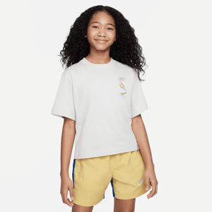 Nike Sportswear T-Shirt für ältere Kinder (Mädchen) - Grau - L