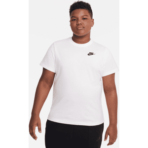 Nike SportswearT-Shirt für ältere Kinder (erweiterte Größe) - Weiß - S+