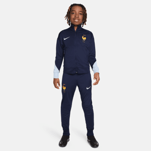 FFF Strike Nike Dri-FIT Fußball-Trainingsanzug aus Strickmaterial für ältere Kinder - Blau - L