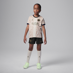 Paris Saint-Germain 2023/24 Fourth dreiteiliges Nike Fußballtrikot-Set für jüngere Kinder - Braun - XS