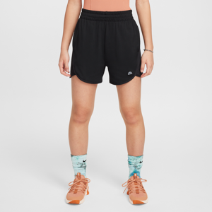 Nike BreezyDri-FIT Trainingsshorts für Mädchen - Schwarz - L