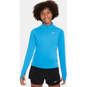 Nike Dri-FITLongsleeve mit Halbreißverschluss für ältere Kinder (Mädchen) - Blau - S