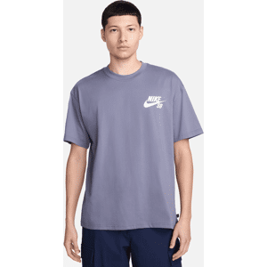 Nike SB Skateboard-T-Shirt mit Logo - Grau - XS