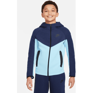 Nike Sportswear Tech FleeceKapuzenjacke für ältere Kinder (Jungen) - Blau - XS