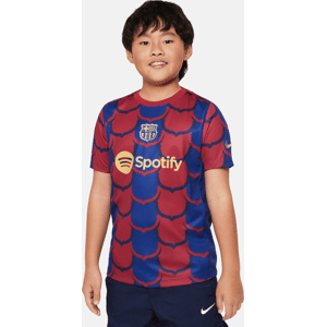 FC Barcelona Academy ProNike Dri-FIT Pre-Match-Fußballoberteil für ältere Kinder - Blau - M