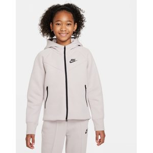 Nike Sportswear Tech Fleece Hoodie mit durchgehendem Reißverschluss für ältere Kinder (Mädchen) - Lila - S