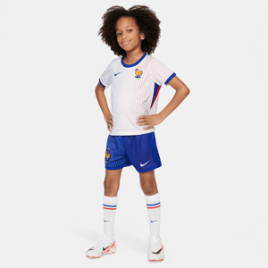 FFF 2024 Stadium Away Nike Replika dreiteiliges Fußballtrikot-Set für jüngere Kinder - Weiß - XS