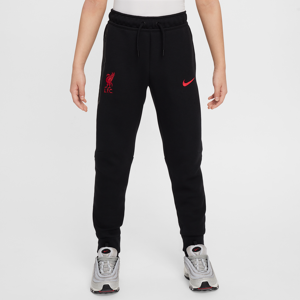 Liverpool FC Tech FleeceNike Fußballhose für ältere Kinder (Jungen) - Schwarz - S (EU 36-38)