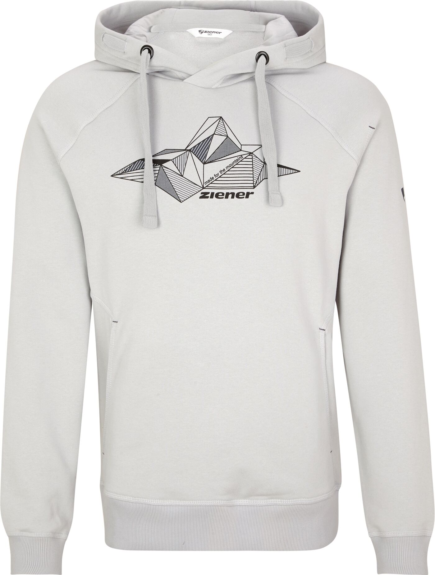 Ziener Hoodie »JALINA Junior« grau  104 116 128 140 152 164 176