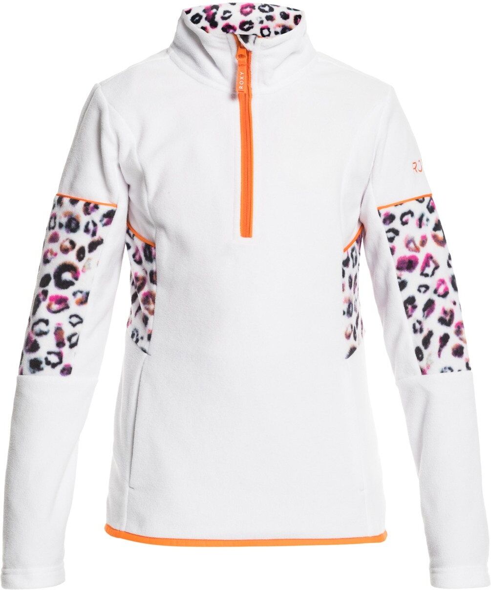 Roxy Fleecepullover »Sayna Zip« weiss  10(140-148cm) 12(148-156cm) 14(155-164cm) 16(165-172cm) 8(125-130cm)