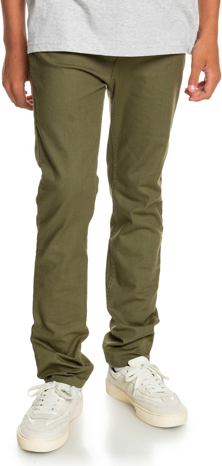 Quiksilver Chinos »Stretch« grün  10(140-148cm) 12(148-156cm) 14(155-164cm) 16(165-172cm) 8(125-130cm)