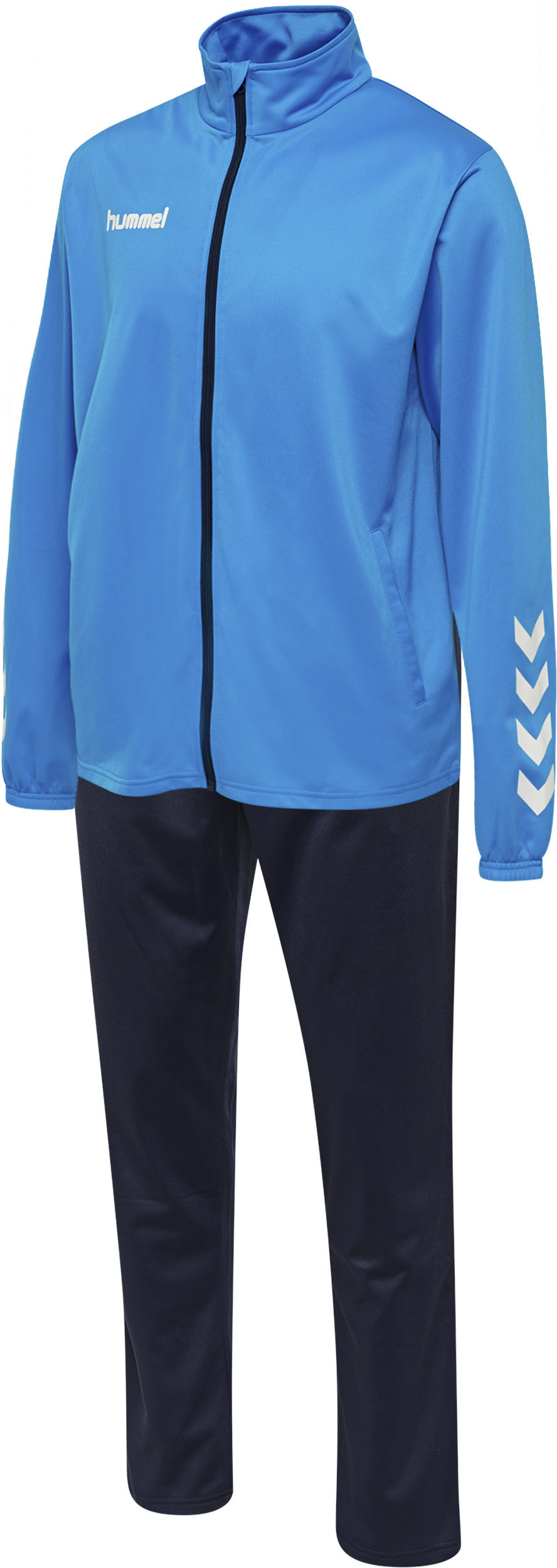 hummel Trainingsanzug »hmlPROMO KIDS POLY SUIT«, (2 tlg.) blau  128 140 152 164 176