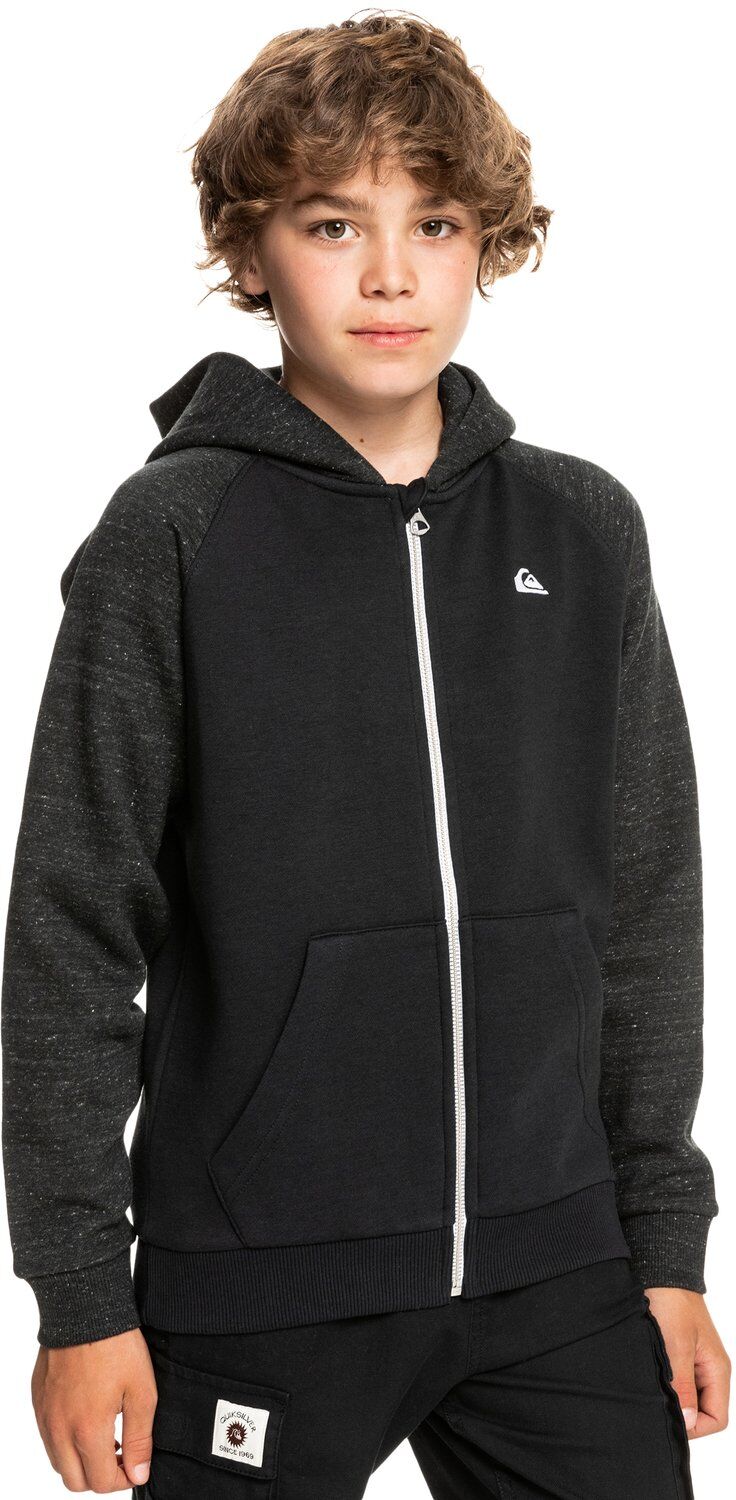 Quiksilver Kapuzensweatjacke »Easy Day« schwarz  10(140-148cm) 12(148-156cm) 14(155-164cm) 16(165-172cm) 8(125-130cm)