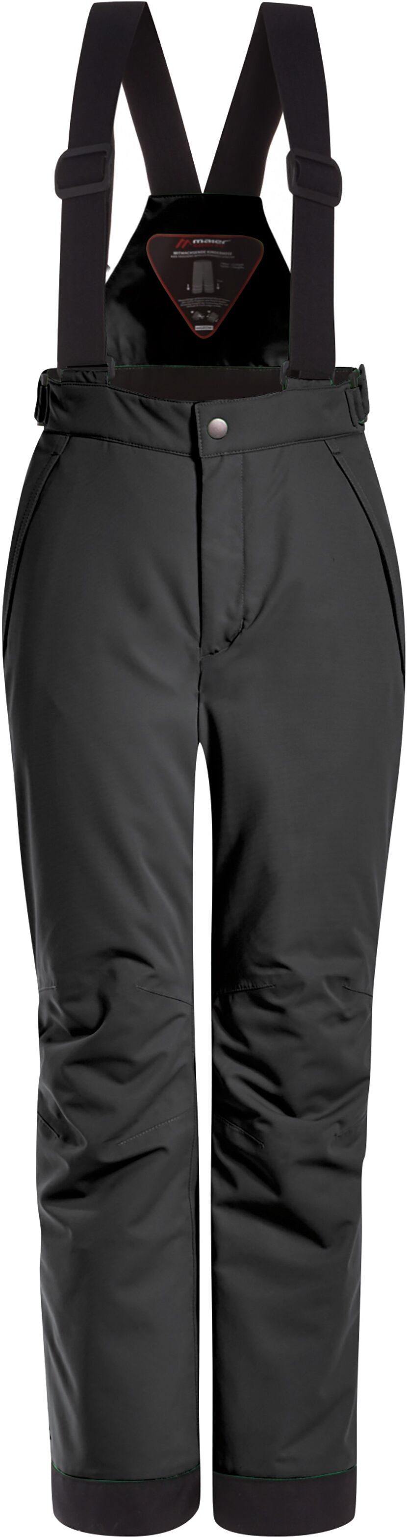 Maier Sports Skihose »Maxi big«, Mitwachsend, warm, wasserdicht, weiter Schnitt schwarz  116 128 140 152 164 176