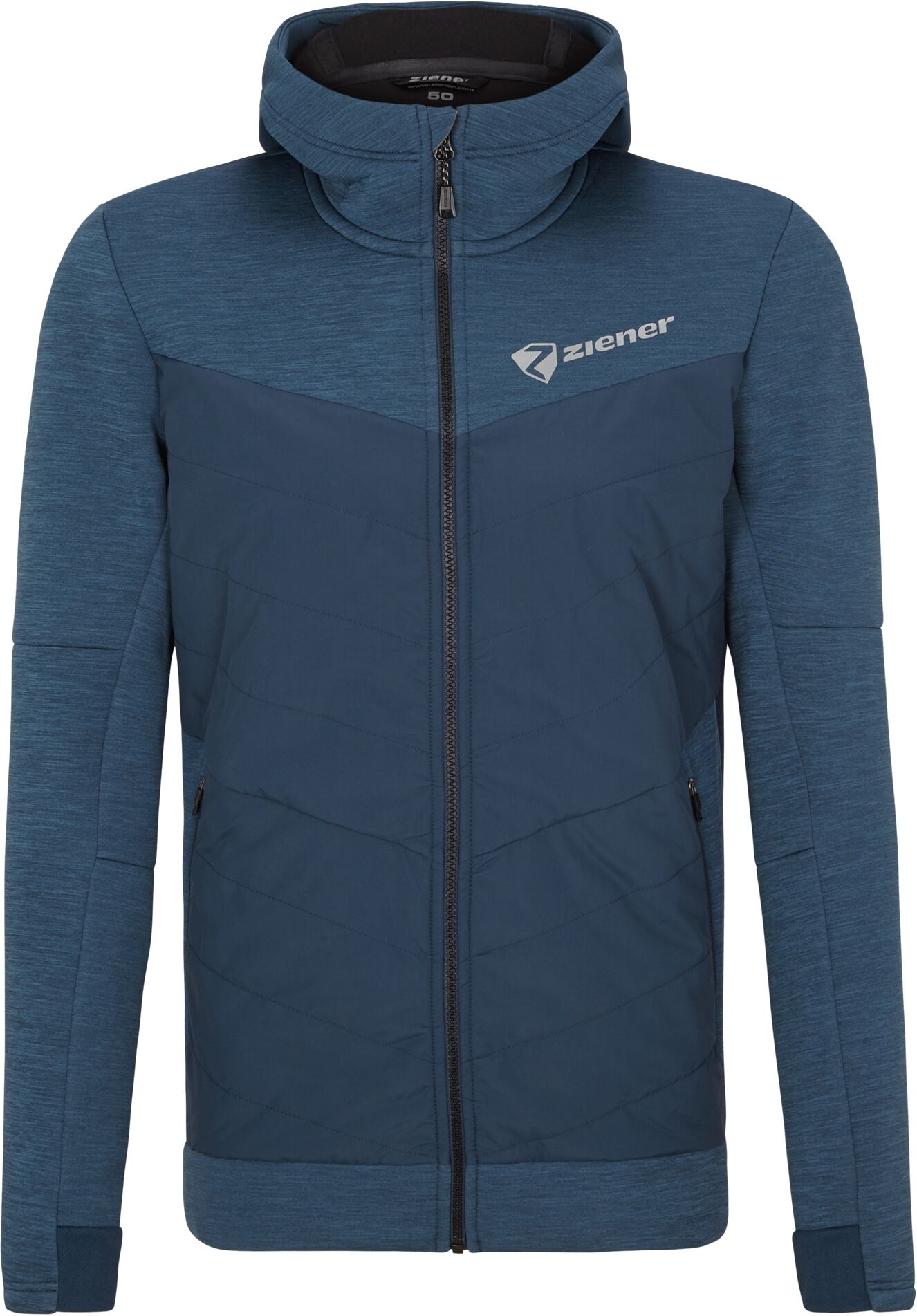 Ziener Kapuzensweatshirt »JANOK Junior« blau  104 116 128 140 152 164 176