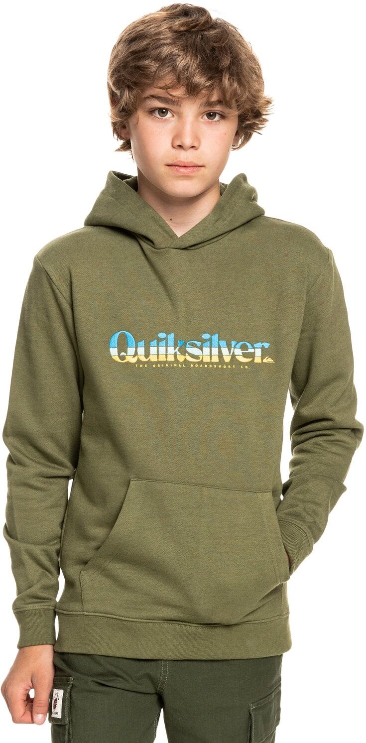 Quiksilver Hoodie »Primary Colours« grün  10(140-148cm) 12(148-156cm) 14(155-164cm) 16(165-172cm) 8(125-130cm)