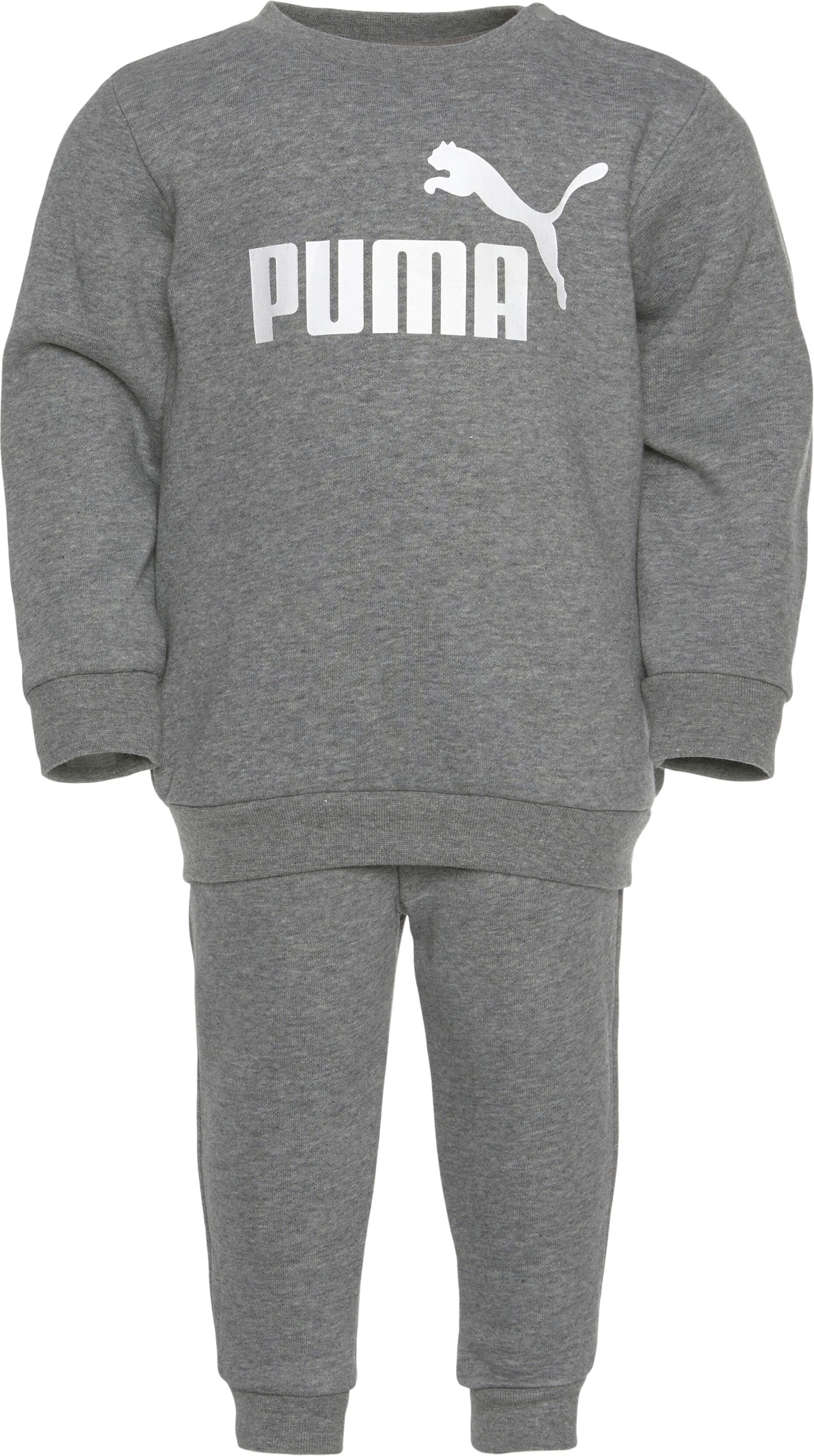 Puma Jogginganzug »Minicats ESS Crew Jogger Fleece« grau  62 68 74 80 86 92 98 104