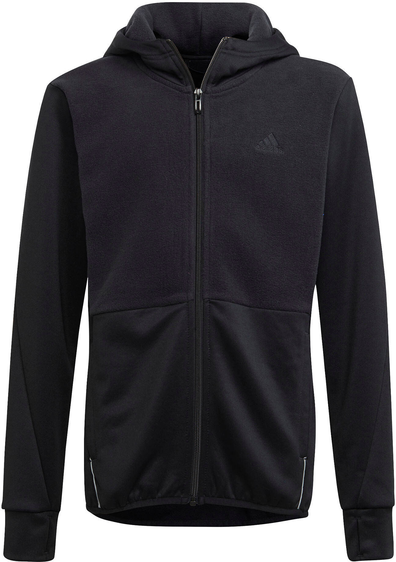 Adidas Performance Fleecejacke »FLEECE DESIGNED2MOVE AEROREADY WARMING JUNIOR... schwarz  128 134 140 152 164 170