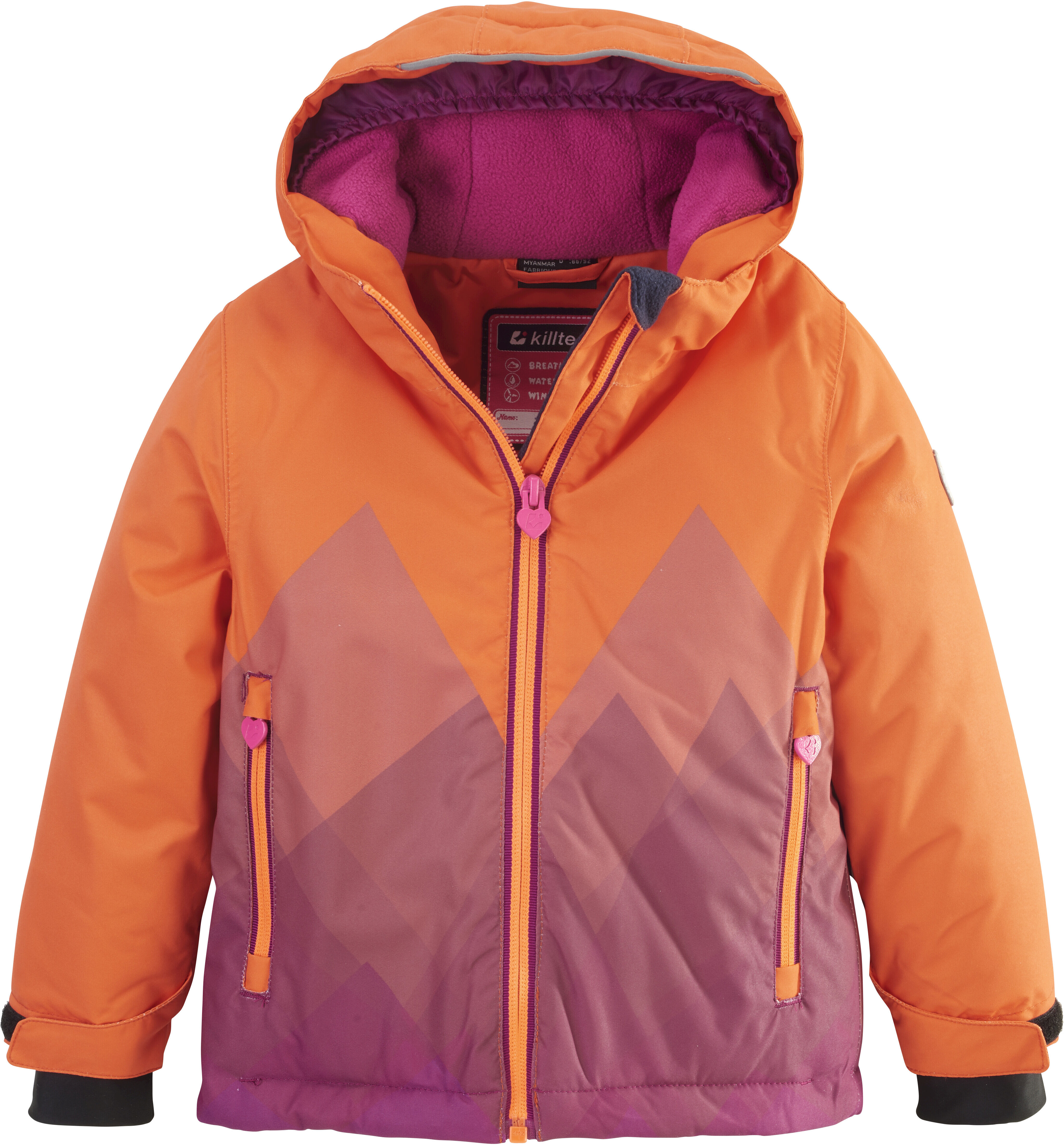 Killtec Skijacke »KW 106 MNS JCKT« orange  110/116 122/128 86/92 98/104