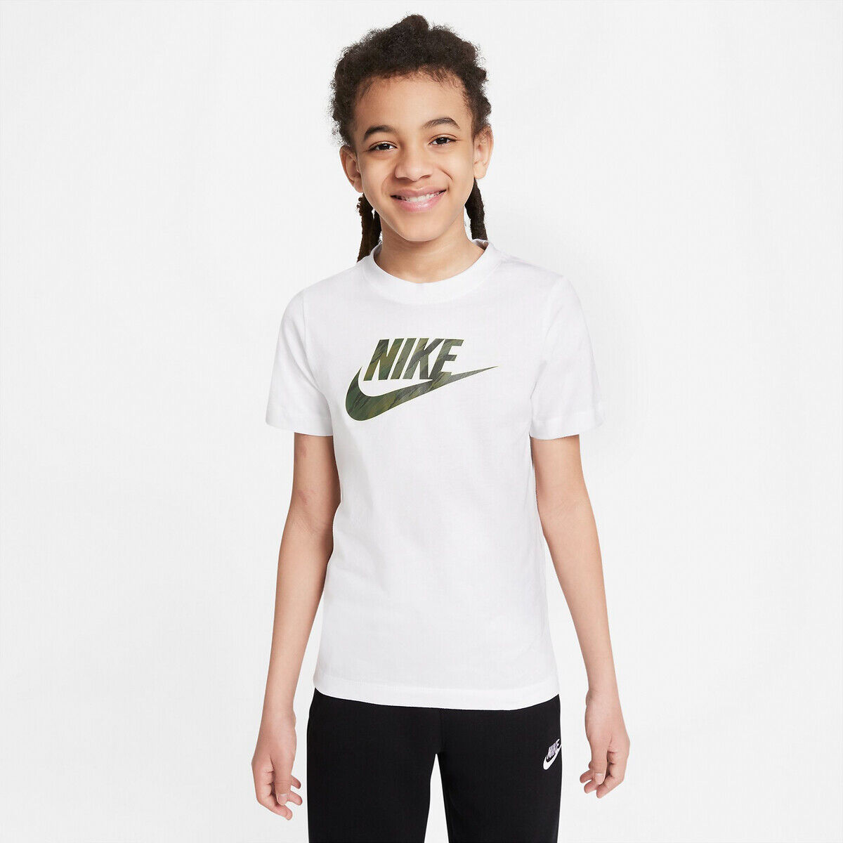 NIKE T-Shirt, 7-15 Jahre WEISS