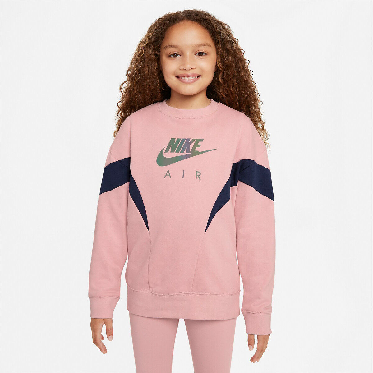 NIKE Weites Sweatshirt Nike Air, 7-15 Jahre ROSA