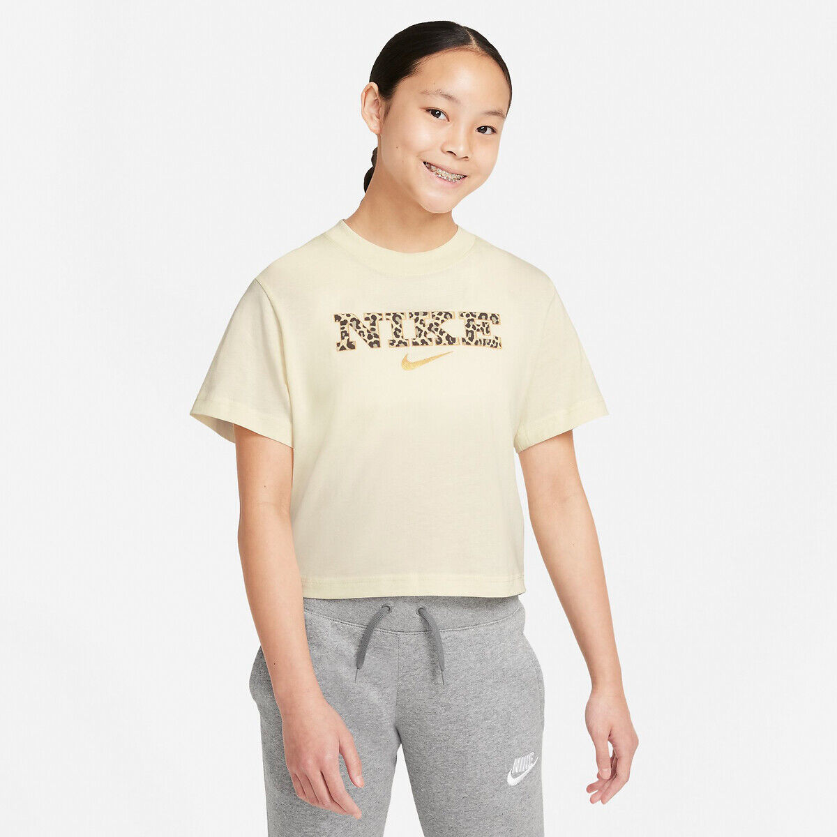 NIKE Weites T-Shirt, 7-15 Jahre WEISS