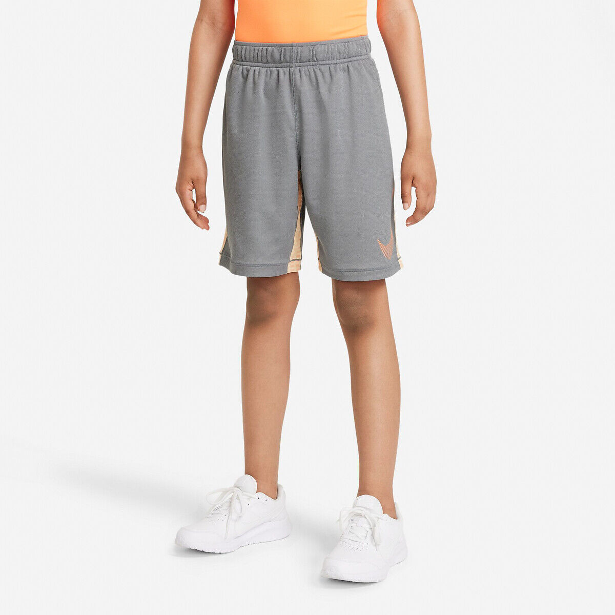 NIKE Shorts Nike Dri-FIT, 7-15 Jahre GRAU