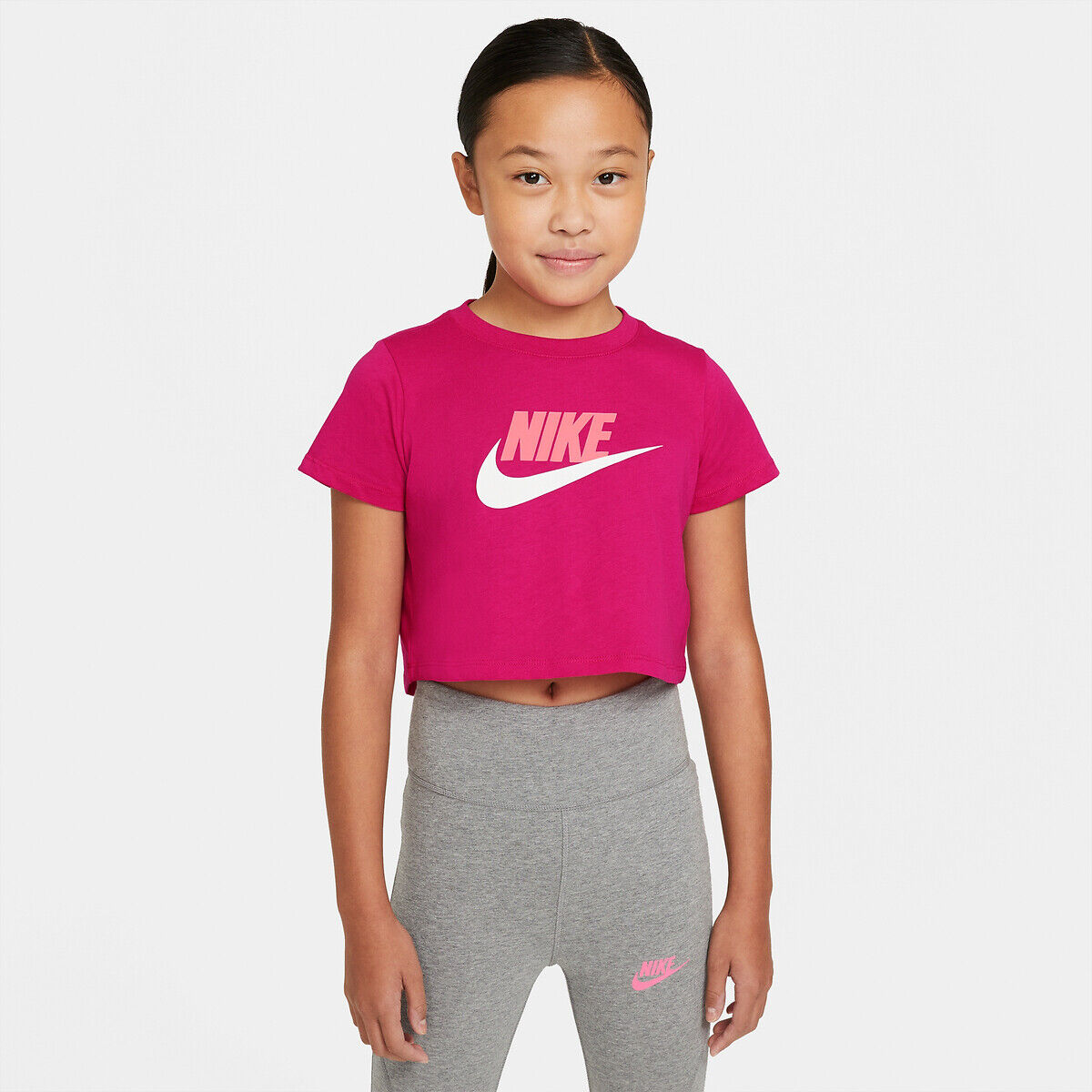 NIKE Kurzes T-Shirt, 6-16 Jahre SCHWARZ;ROSA;WEISS;GRAU;BLAU