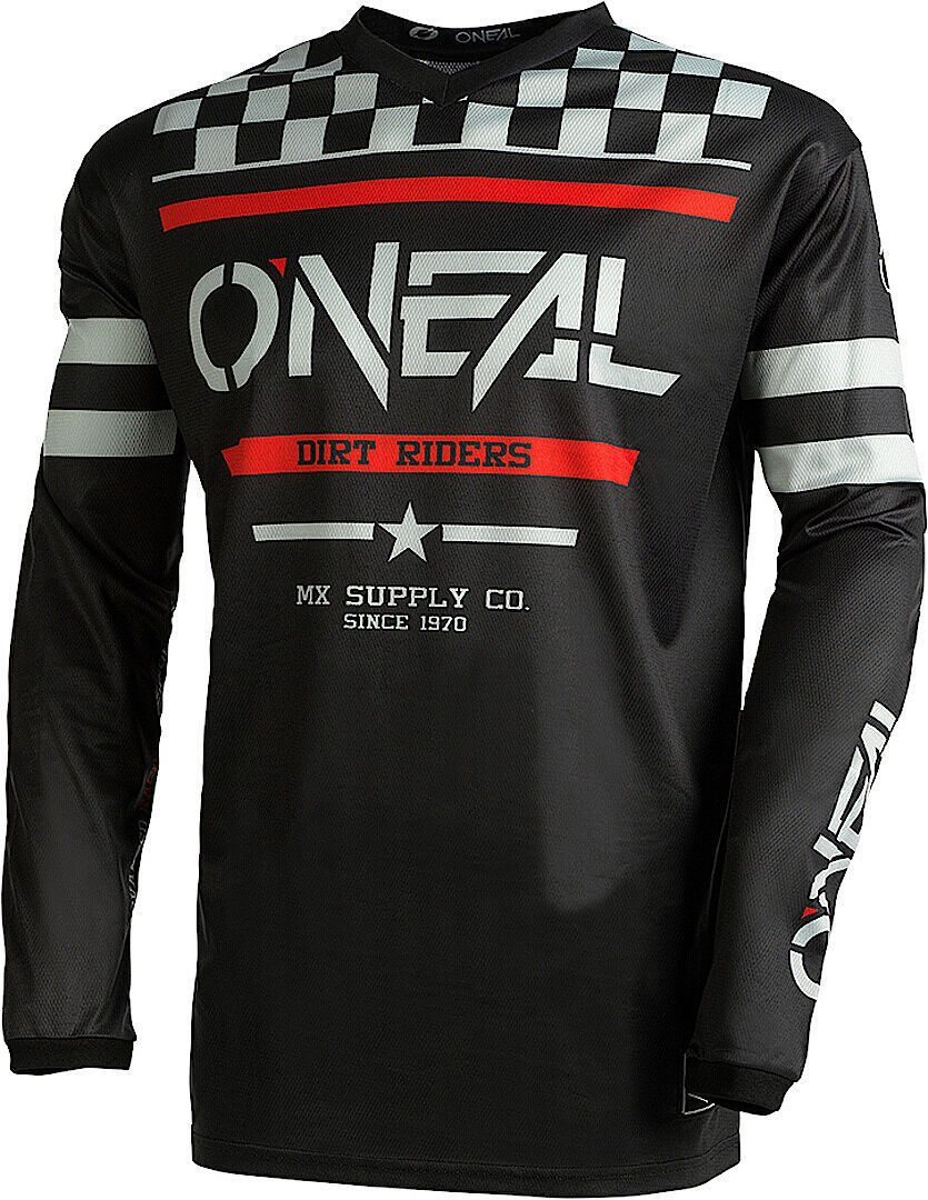 Oneal Element Squadron V.22 Jugend Motocross Jersey S Schwarz