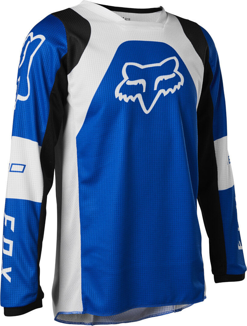 FOX 180 Lux Jugend Motocross Jersey S Blau