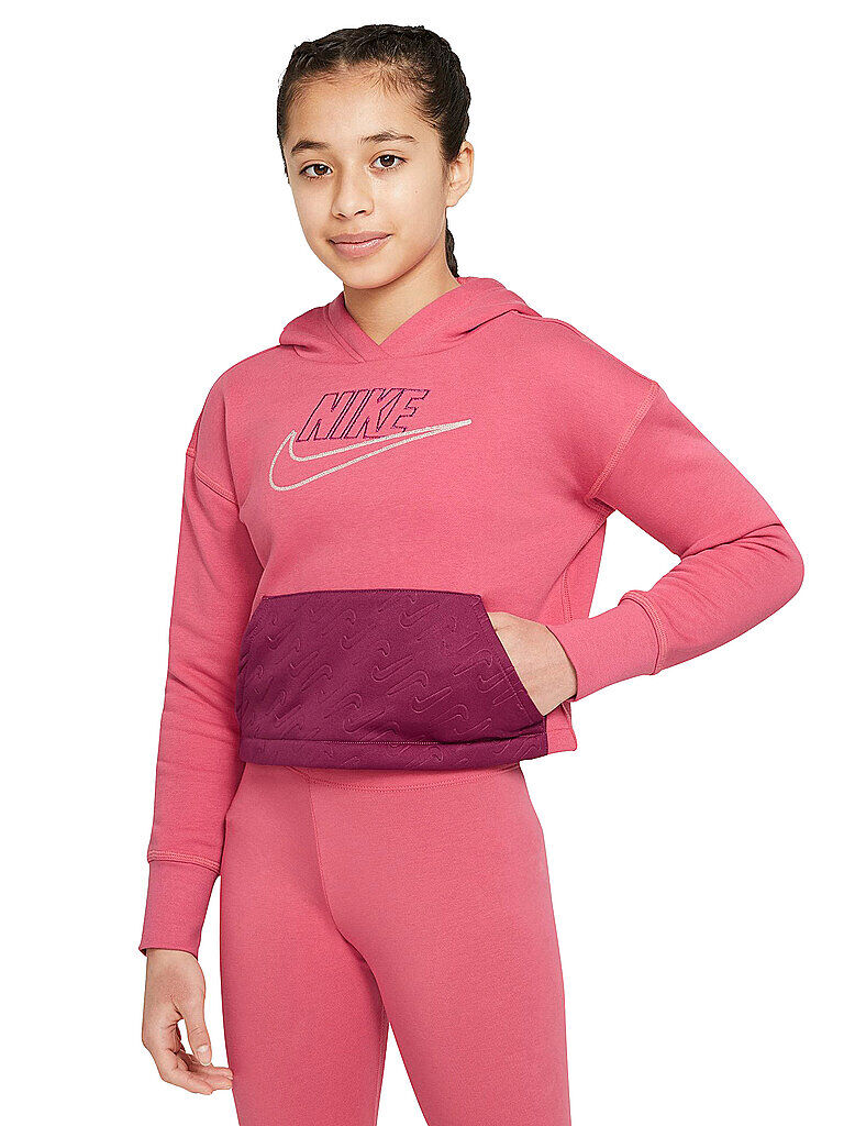 NIKE Mädchen Hoodie Sportswear Club Fleece rosa   Größe: 152-158   DJ5915 Auf Lager Unisex 152-158