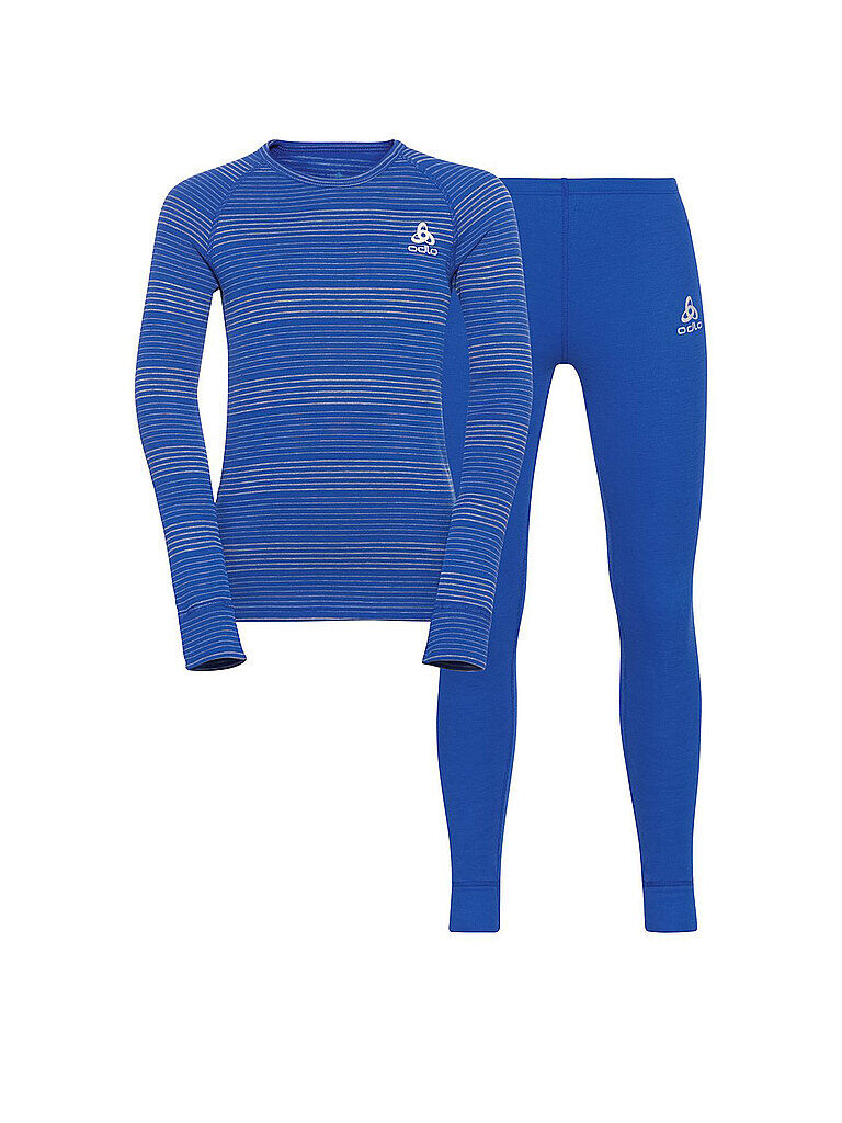 ODLO Kinder Funktionswäsche Active Warm ECO blau   Größe: 104   159449 Auf Lager Unisex 104