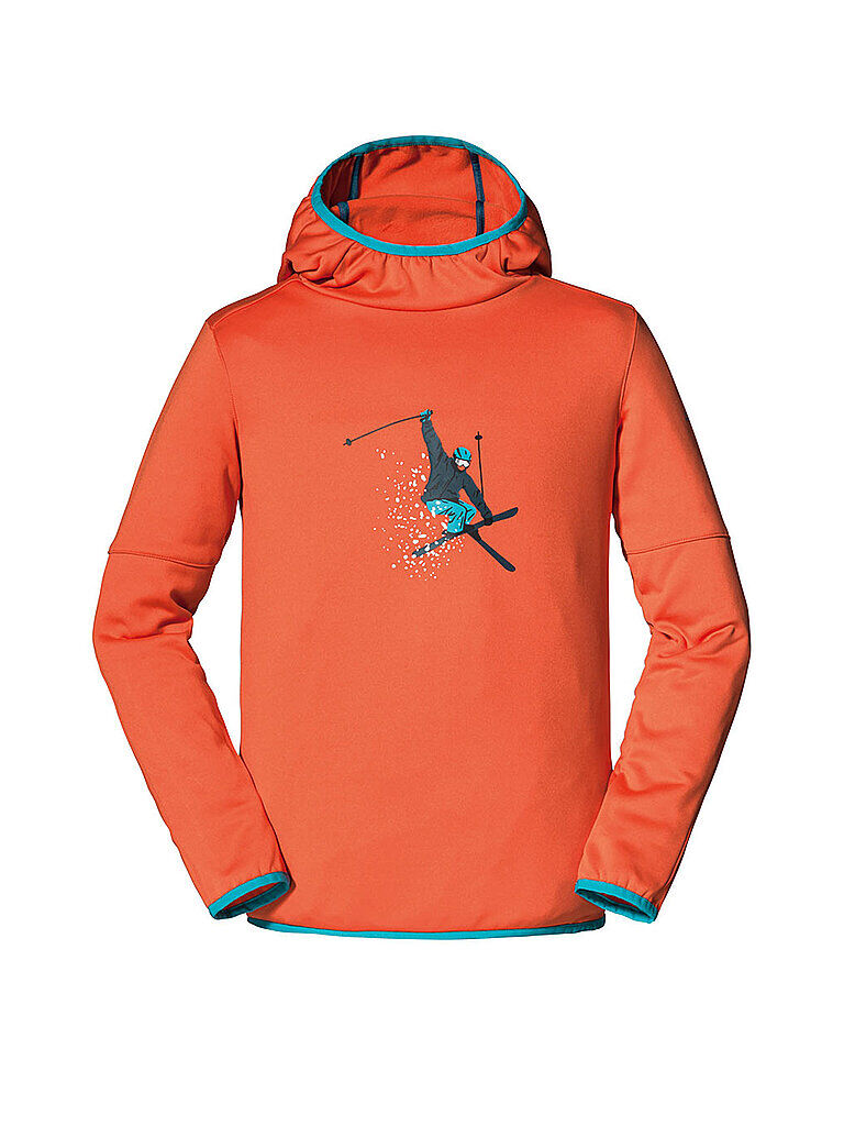 SCHÖFFEL Kinder Hoodie Schneeferner orange   Größe: 140   1040138 23434 Auf Lager Unisex 140