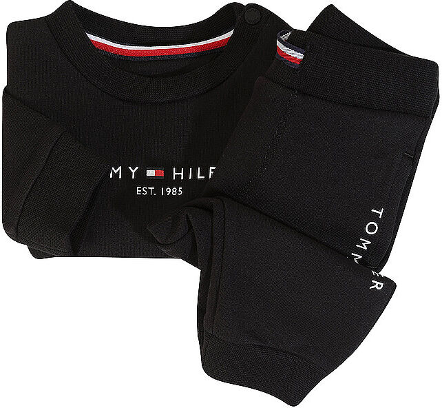 Tommy Hilfiger Baby Mädchen Jogginganzug schwarz   Kinder   Größe: 86   KN0KN01485