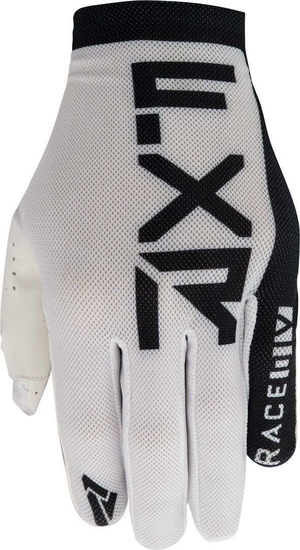 FXR Slip-On Air MX Gear Mládež Motokrosové rukavice S Černá Bílá