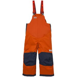 Helly Hansen Kids Rider 2 INS Bib Colorblock / Orange, Kinder PrimaLoft® Lange Hosen, Größe 4 - Farbe Neon Orange