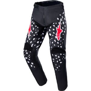 Alpinestars Racer North Jugend Motocross-Hose - Schwarz Weiss - XL - unisex