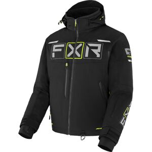 FXR Maverick 2-in-1 Snowmobil Jacke - Schwarz Grau Gelb - S - unisex