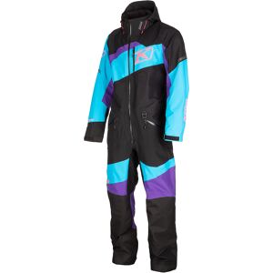 Klim Ripsa 2023 1-Teiler Snowmobil Kombi - Schwarz Türkis Lila - S - unisex