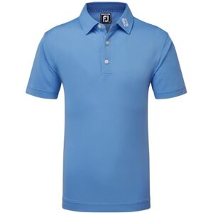 FootJoy Stretch Pique Solid Junior Poloshirt, blau, Junior, M