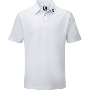 FootJoy Stretch Pique Solid Junior Poloshirt, weiss, Junior, M