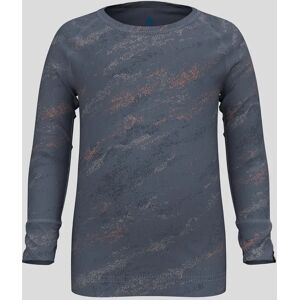 Odlo Active Warm Base Layer mit Gletscherprint für Kinder, 80, grau