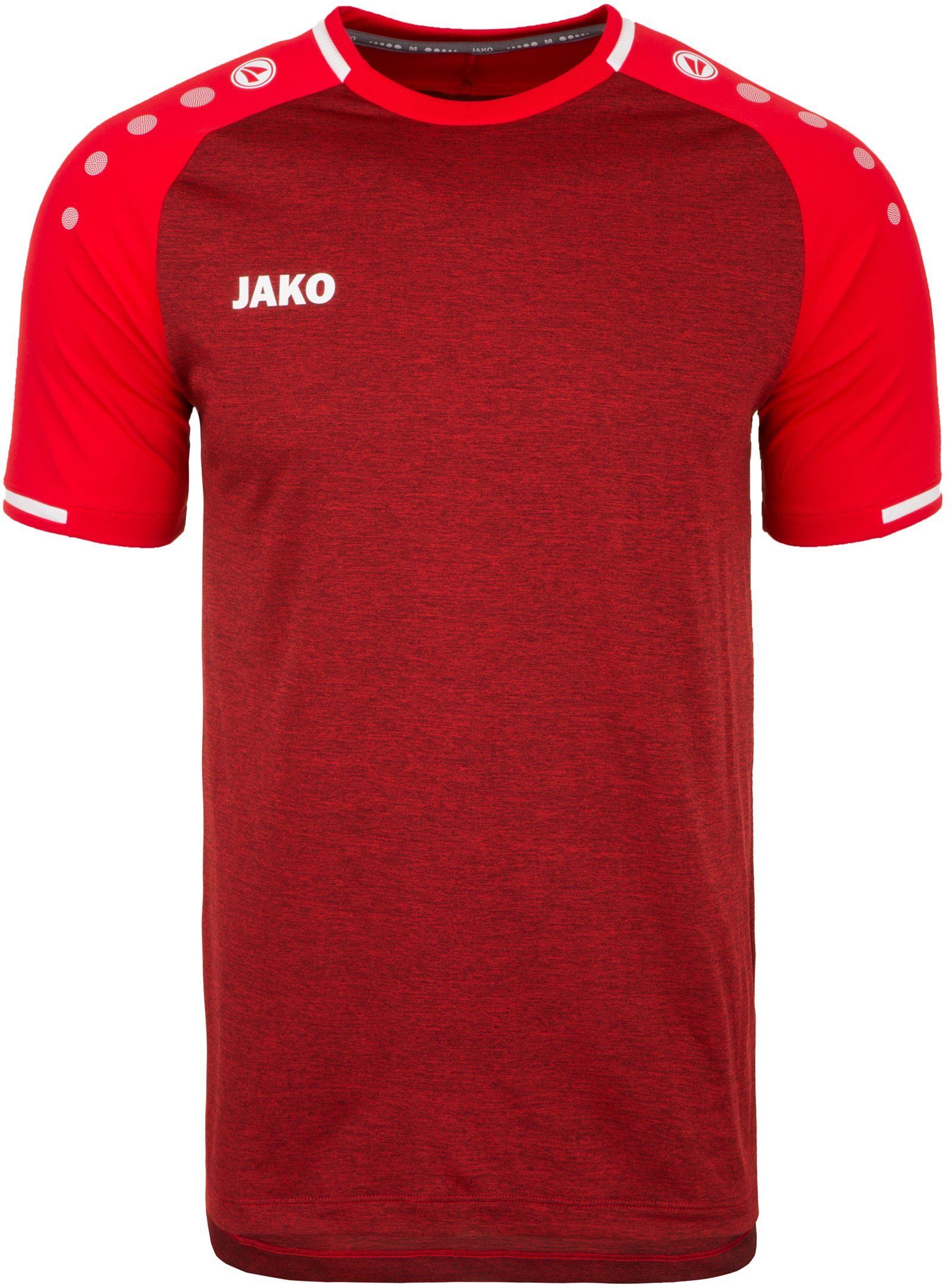 Jako Trikot »Prestige«, rot meliert / weiß