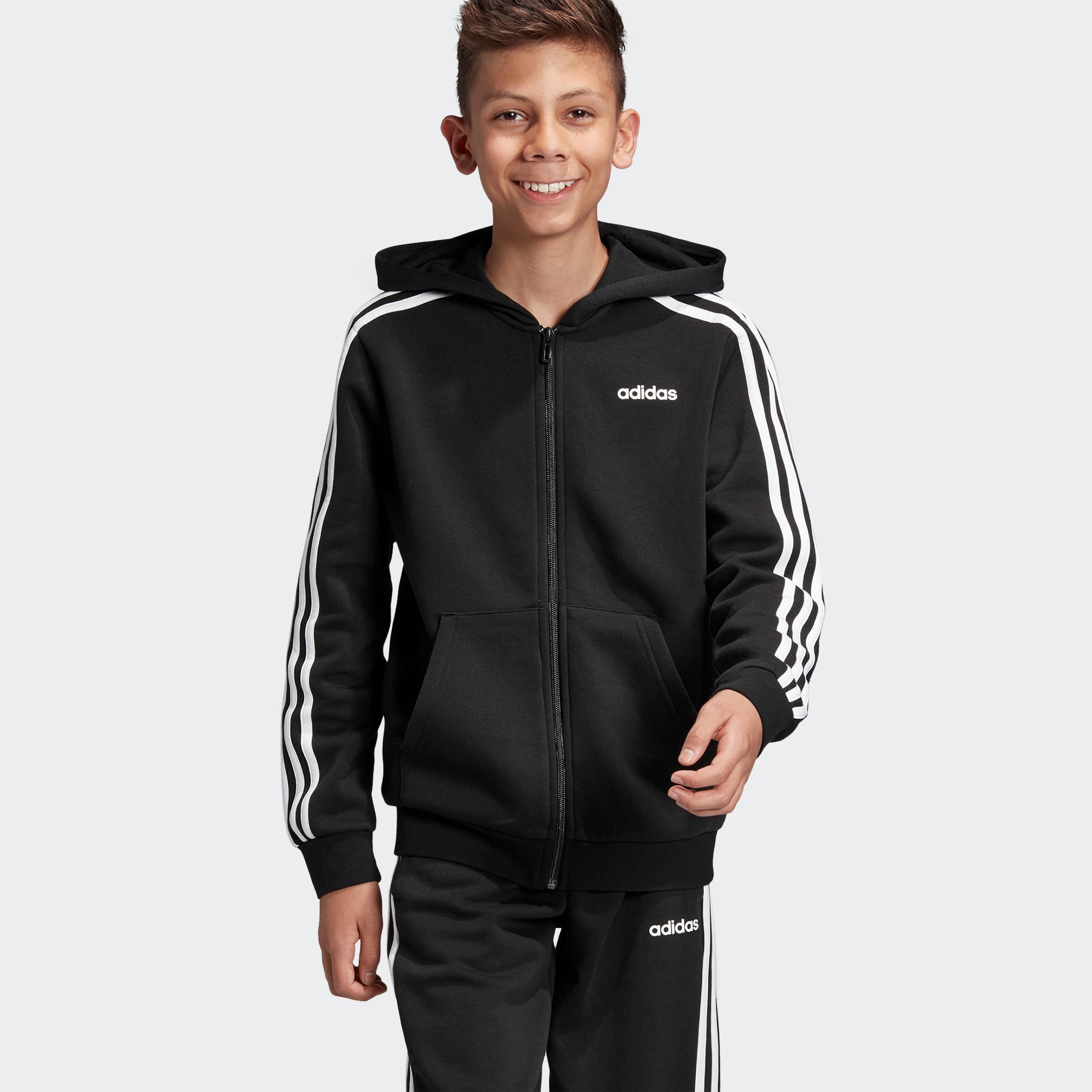 Adidas Performance Sweatjacke »ESSENTIALS 3-STREIFEN KAPUZENJACKE«