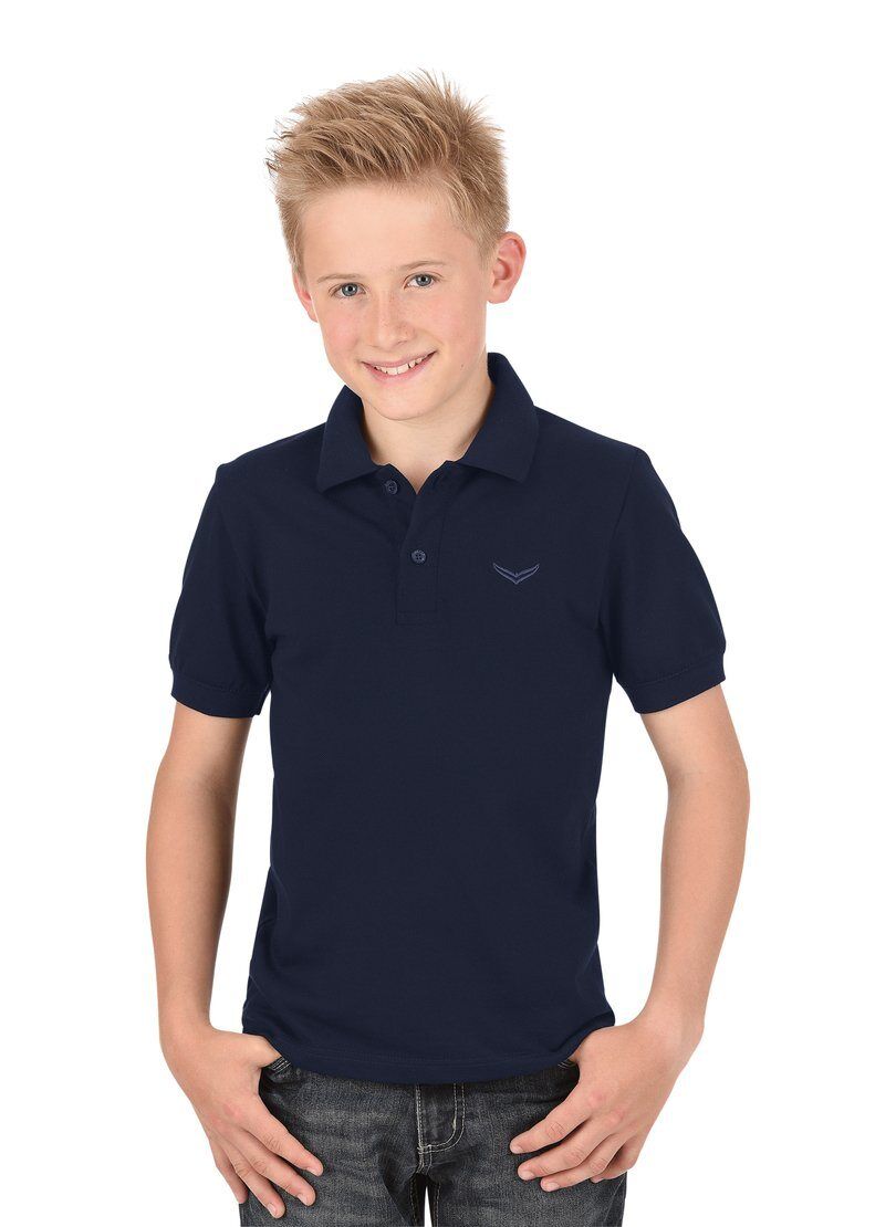 Trigema Poloshirt in Piqué-Qualität, navy